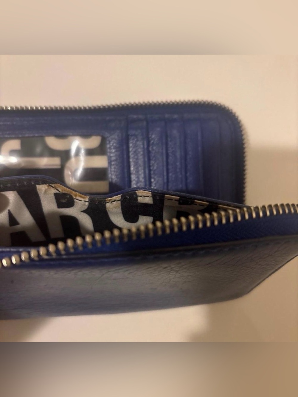 Marc by Marc Jacobs Blue Leather Zip Around Wallet 💙 - Picture 7 of 7
